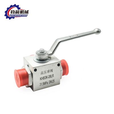 Válvula de esfera hidráulica de alta pressão para gás/água/óleo com fio interno KHB3K-28LR