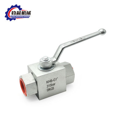 KHB-G1'' 315bar DN 25 válvula de esfera de alta pressão para gás/água/óleo de alta temperatura