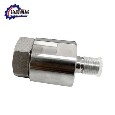 Conexão de flange Adaptador hidráulico com juntas de tubos de óleo personalizadas