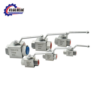 KHB3K válvula de bola hidráulica de alta pressão NPT/SAE/BSP/BSPT aço carbono