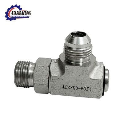 Conexão de flange Adaptador hidráulico com juntas de tubos de óleo personalizadas