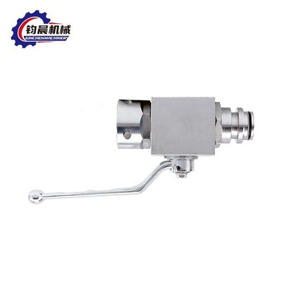 Válvula hidráulica de esferas de mineração de alta pressão de aço inoxidável 1/4&quot;-11/4&quot; para gás/água/óleo