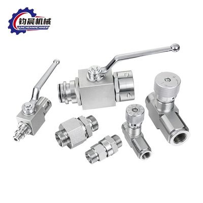 Válvula hidráulica de esferas de mineração de alta pressão de aço inoxidável 1/4&quot;-11/4&quot; para gás/água/óleo