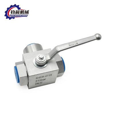 OEM Baixa temperatura KHB3K válvula de esfera hidráulica com revestimento de zinco flangado