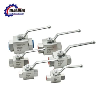 OEM mais vendido-Hydraulik Kugel Hahn KHB3K Zweiwege-Dreiweg Eventil