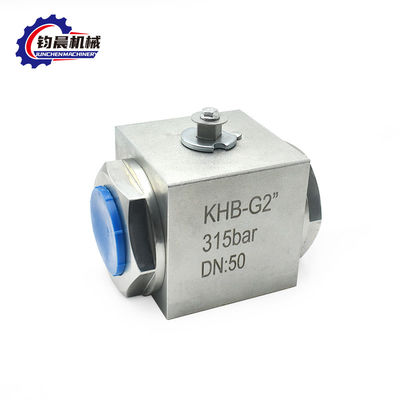 Válvula de esfera de alta pressão de aço inoxidável KHB-G2'' 315bar