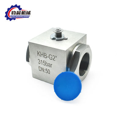 Válvula de esfera de alta pressão de aço inoxidável KHB-G2'' 315bar